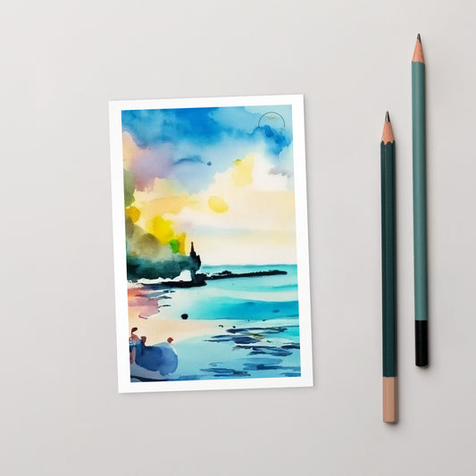 Watercolor Postcard